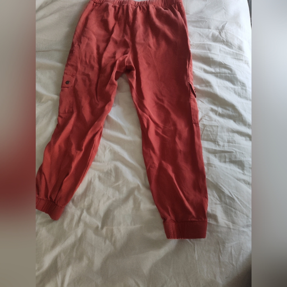 Excellent Condition S/M Coral Color Cargo Pants
